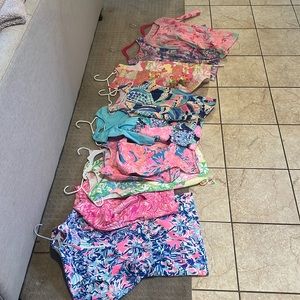 9 Lilly Little Girl Items - Size M (6) - one Large